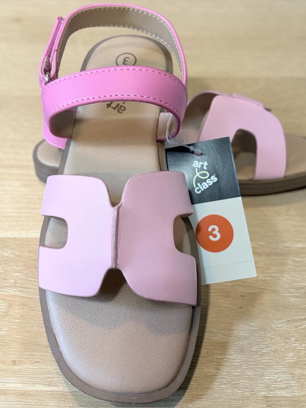Art Class 2 Tone Pink Auden Sandals Size 3 NWT